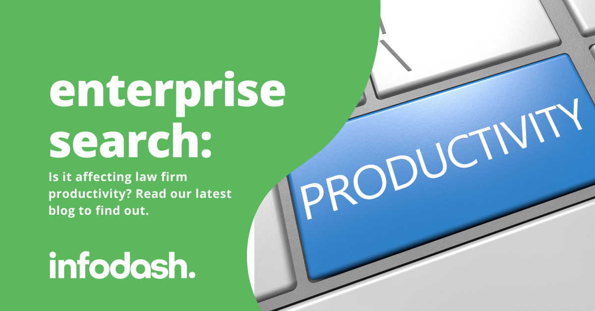 Search productivity blog post law firm enterprise search